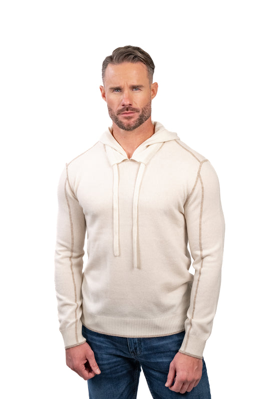 COLLARED HOODIE