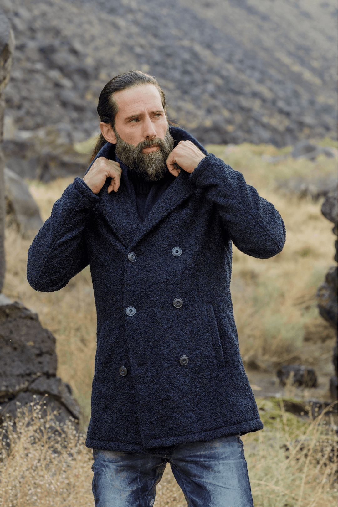 Boucle pea best sale coat