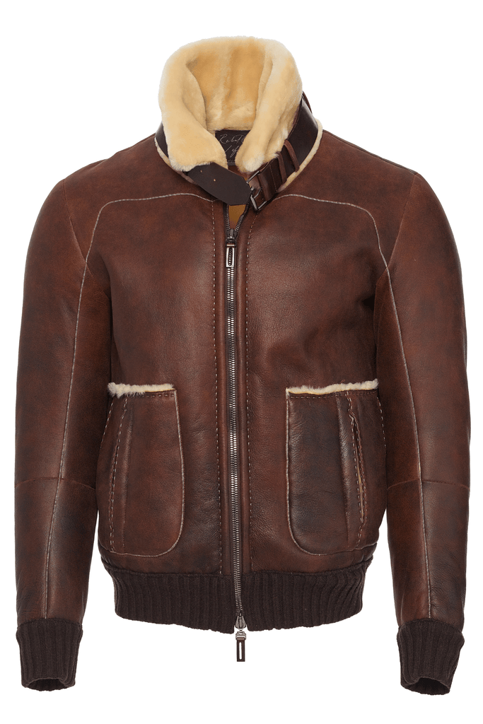 comstock☆羊革☆ leather bomber jacket comstock☆羊革☆ leather bomber jacket