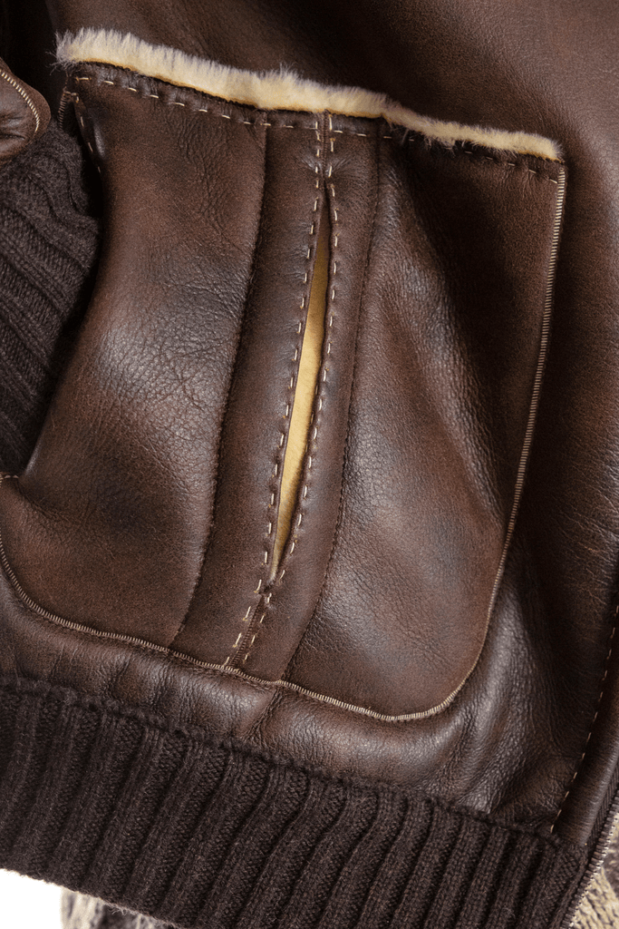 Cortina Jacket - Shearling Leather Bomber Jacket | Robert Cortina Jacket - Shearling Leather Bomber Jacket | Robert