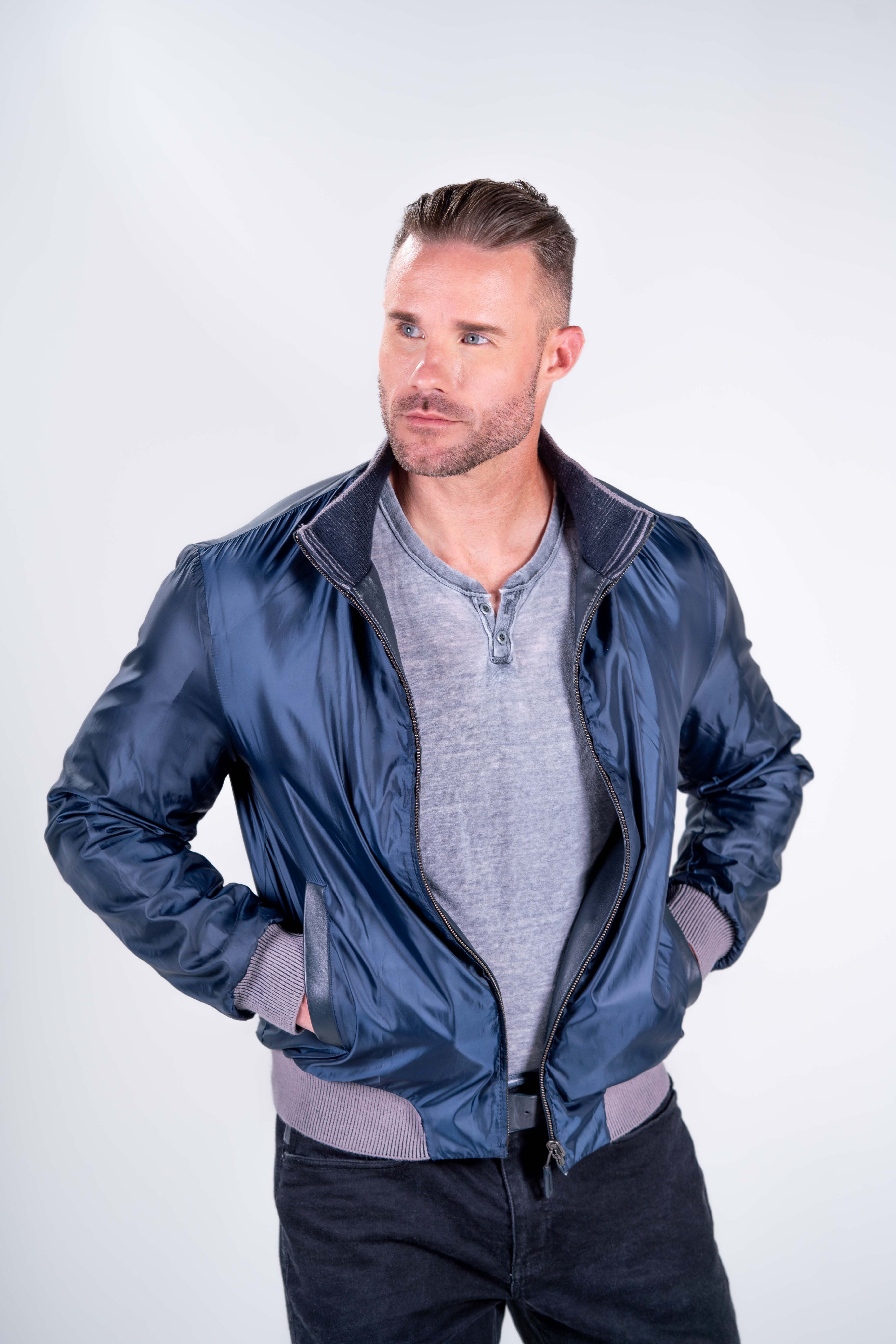 PARATROOPER - Men's Reversible Leather Jacket | ROBERT COMSTOCK 